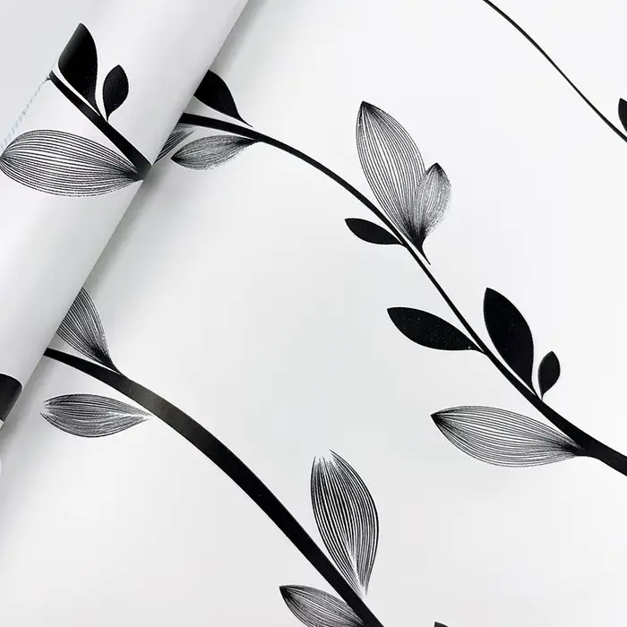 Autocollant de papier peint minimaliste, auto-adhésif Anti-moisissure pour la décoration du dortoir 