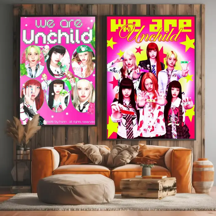 Affiche murale en toile de coton de haute qualité