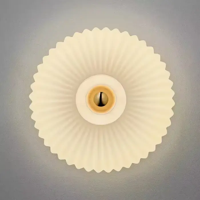 Appliques murales LED nordiques en verre ondulé, luminaires décoratifs pour couloir, allée, escalier