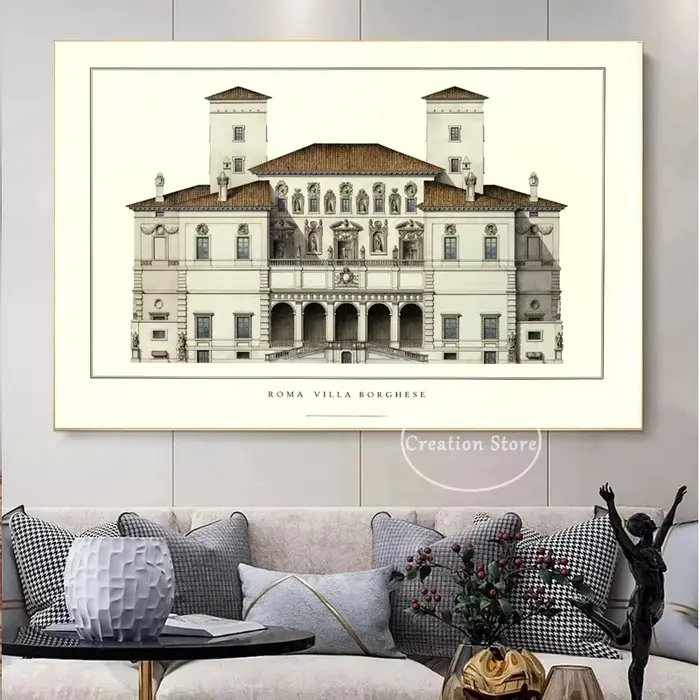 Peinture sur toile nordique classique