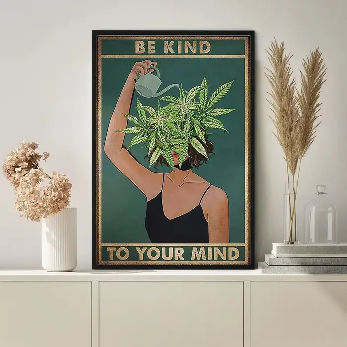 Affiche de santé mentale pour filles
