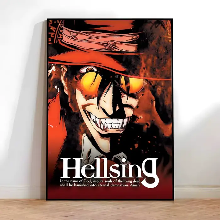 Affiche H-Hellsing, impressions et affiches vintage de haute qualité pour la maison, le bar, le café