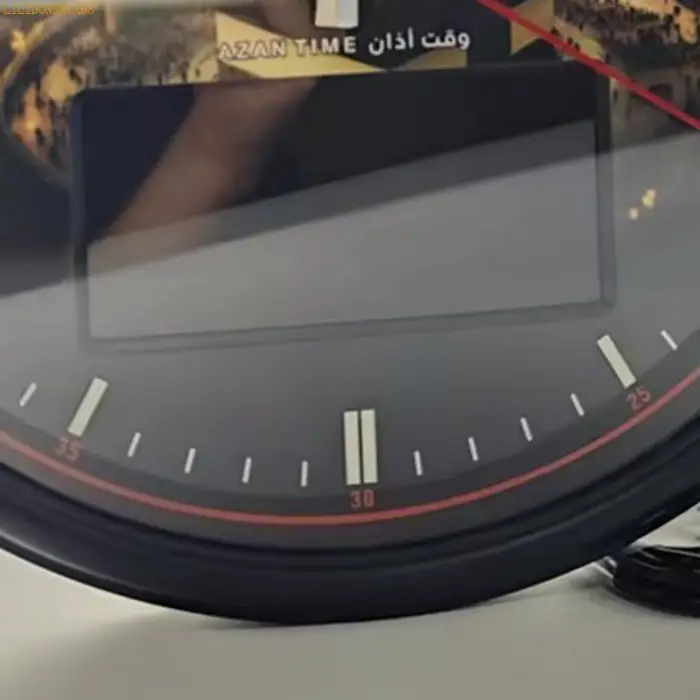 J1ha FAJ-360 Vintage Round Wall Clock Morloge d'alarme multifonctionnel pour le bureau chambre