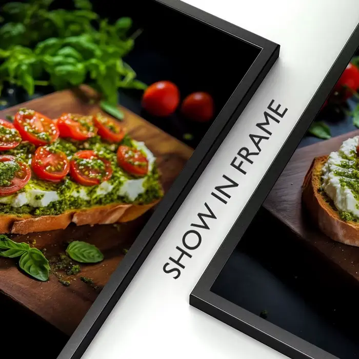 Affiche de cuisine, impression de nourriture