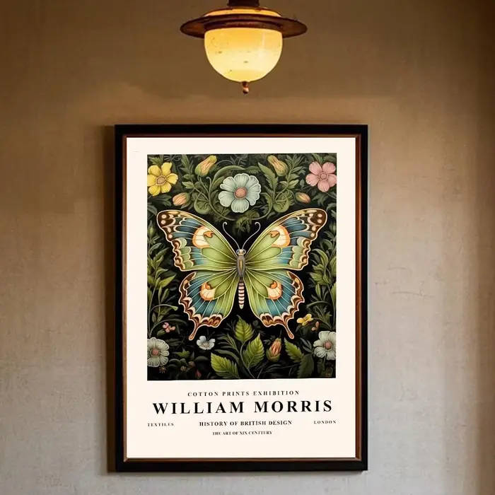 William Morris art affiche HD art mur collant étanche maison salon chambre bar décoration esthétique