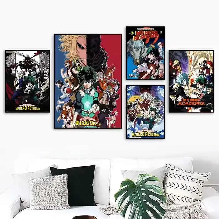 Affiche de Dessin Animé Japonais My ForeAcademia