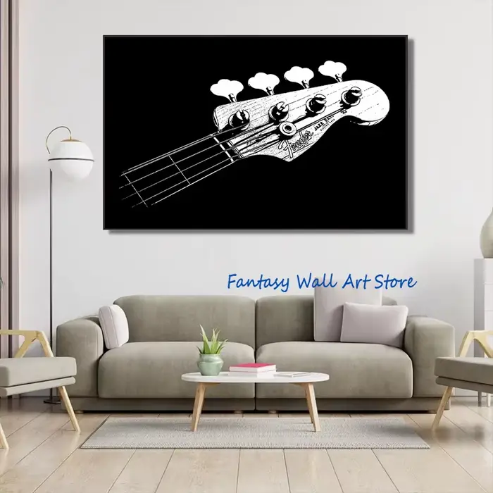 Affiche abstraite de musicien de jazz