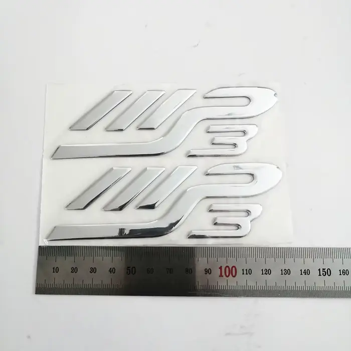 Autocollants argentés de moteur de logos de moto, emblèmes 3D, autocollant de scooter de moto, PIAGGIO MP3, 125, 300, 400, 500