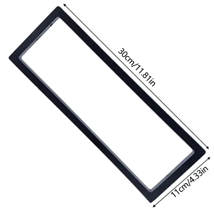 Nouveau Cadre Transparent boîte de rangement carré noir blanc