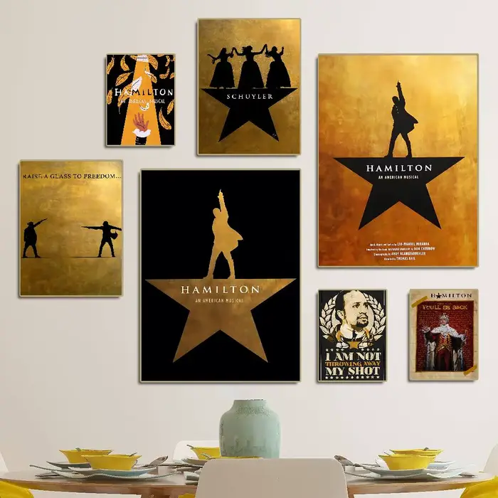 Affiche de théâtre Musical classique h-hamamilton