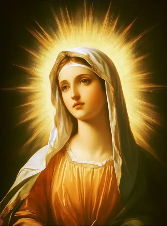 Affiches et impressions d'art du Sacré-Cœur de Jésus chrétien, Peinture diamant Vierge Marie pure ca