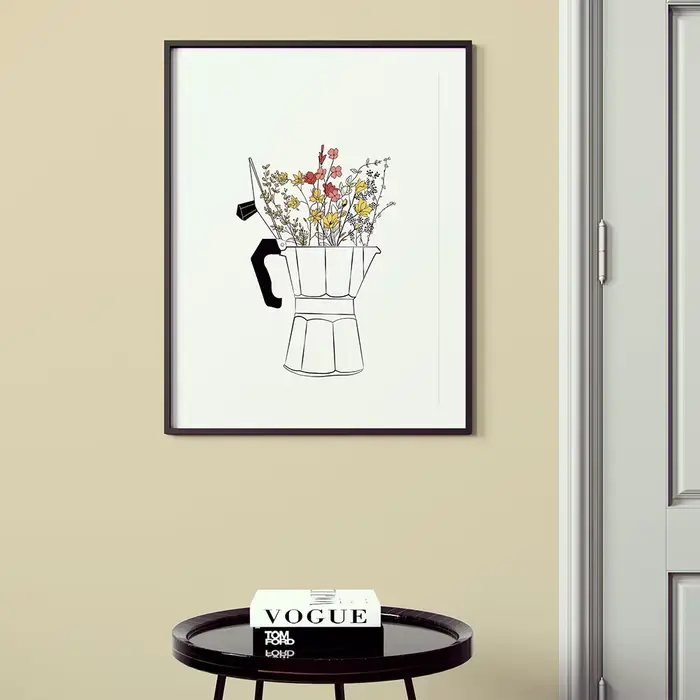 Toile de peinture pour amoureux du café