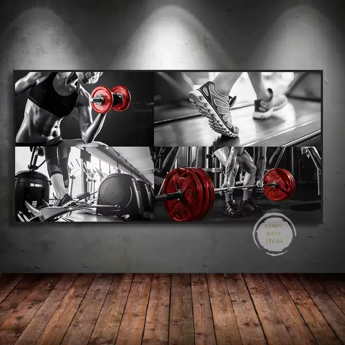 Affiche d'art inspirante pour hommes et femmes, peinture sur toile, impressions murales, image de gy