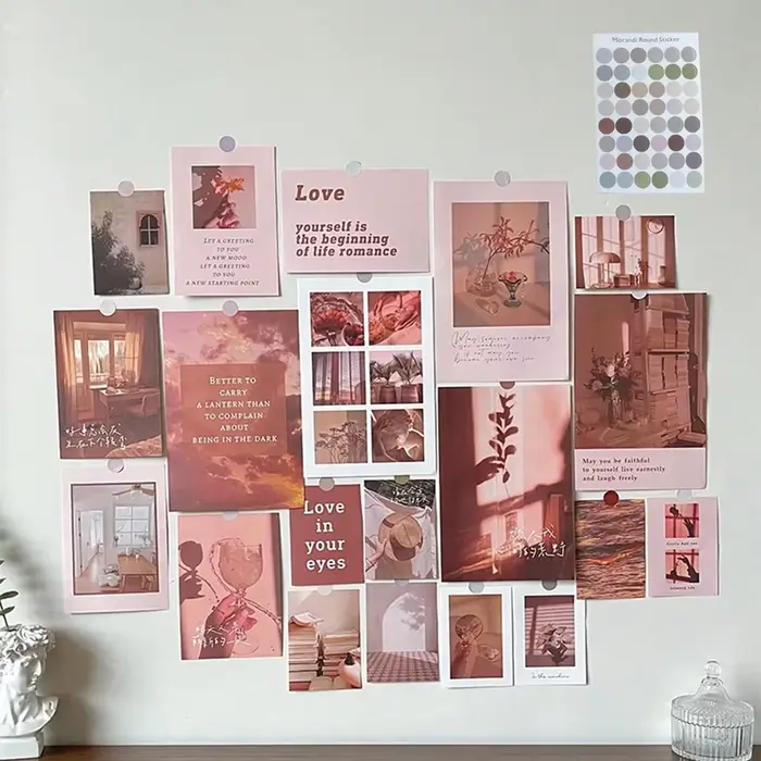 20 pièces de décoration murale pour chambre