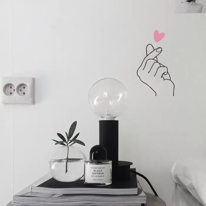 Offre spéciale autocollant Mural geste d'amour romantique salle