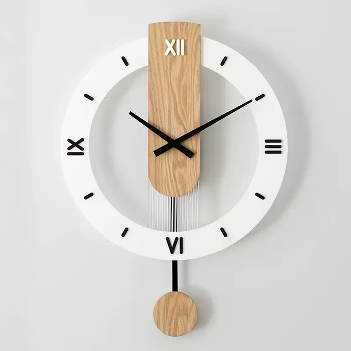 Horloge murale de luxe minimaliste