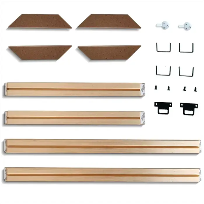 Cadre Photo en bois massif naturel, grand cadre Photo, peinture sur toile, cadre photo d'affiche, peinture murale bricolage, Support de taille personnalisée