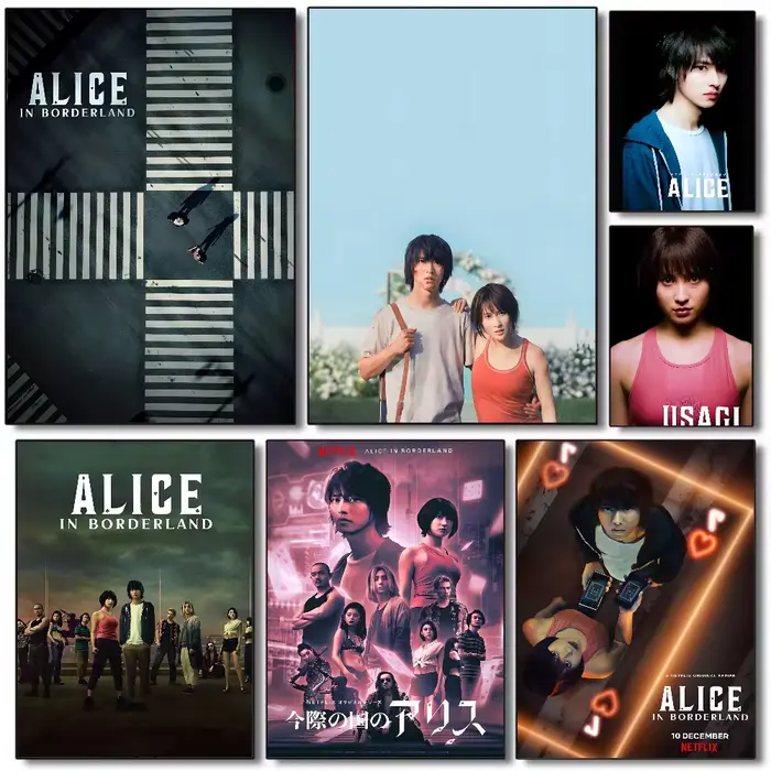 Affiche murale collante d'art HD Alice in Borderland