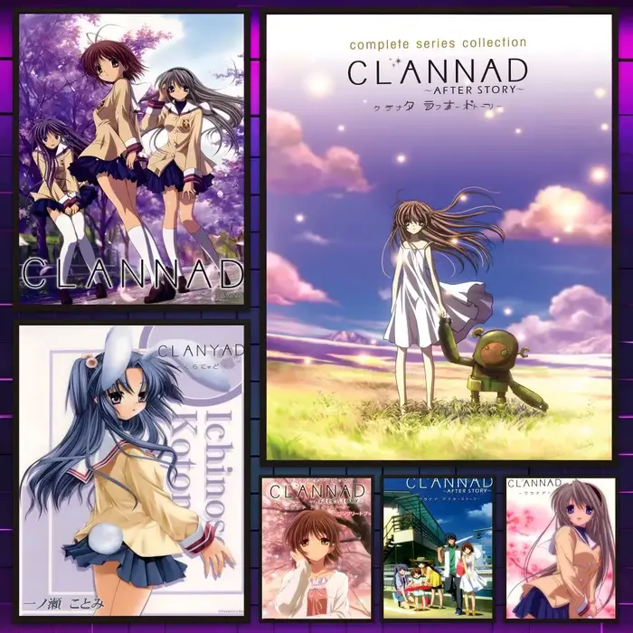 Affiche classique d'anime C-Clannads