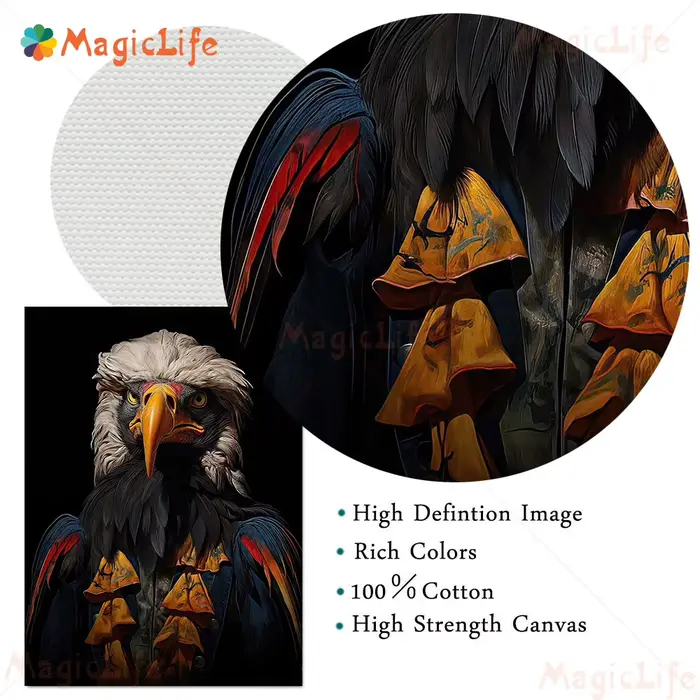 Affiches de Portrait gothique de la Renaissance d'aigle