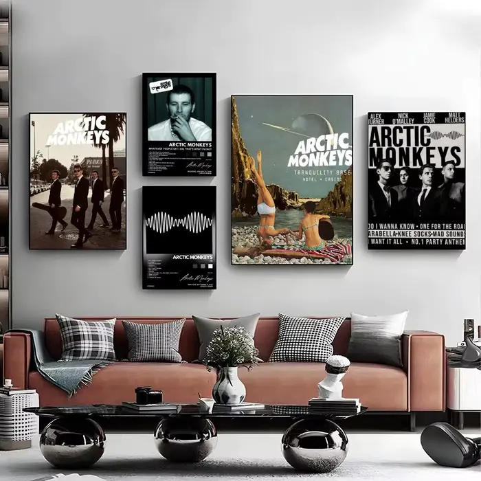 Affiche de groupe de rock A-Arctic Monkeys