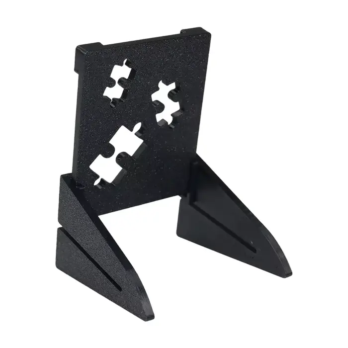 Support d'affichage de puzzle détachable et porte-affiche en plastique noir