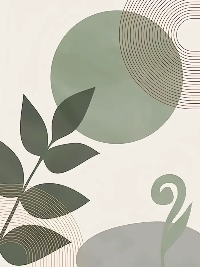 Peinture par numéros de plantes et de fleurs à colorier sur toile, décor mural de paysage, décor de 