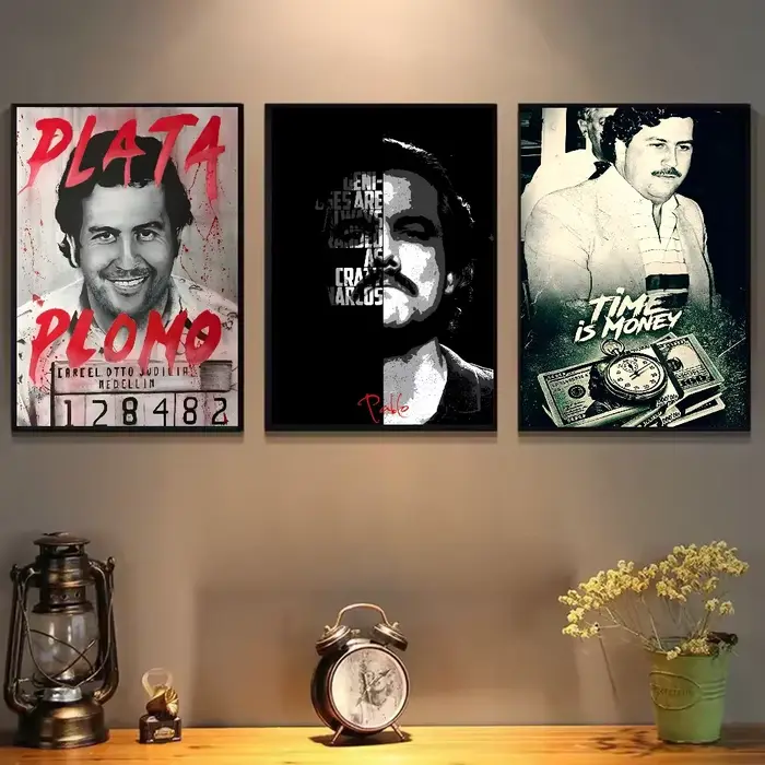 Pablo Escobar personnage légende rétro Vintage affiche Art mur maison salon chambre Bar décor esthétique toile peinture salle