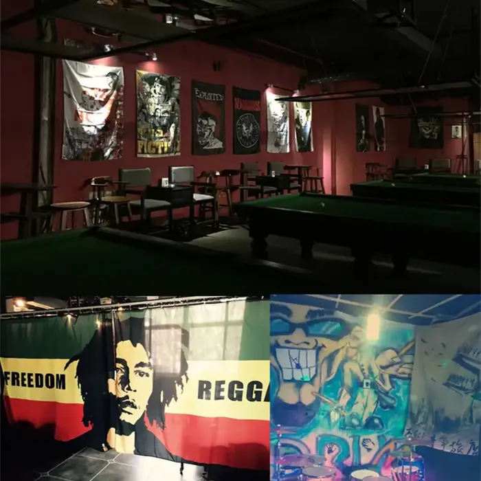 Grande affiche de musique hip-hop rock