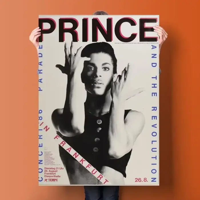 Affiche de Prince, peinture sur toile esthétique