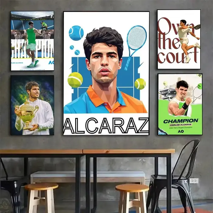 Affiche murale de Carlos Alcaraz