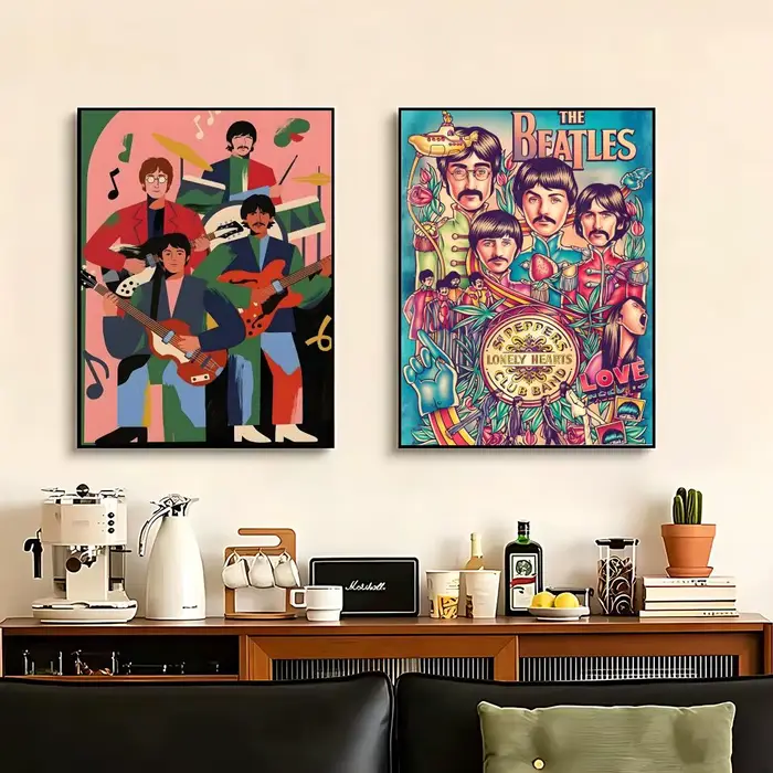Affiche musicale T-The B-Beatles