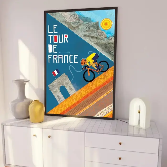 Affiche de vélo Vintage