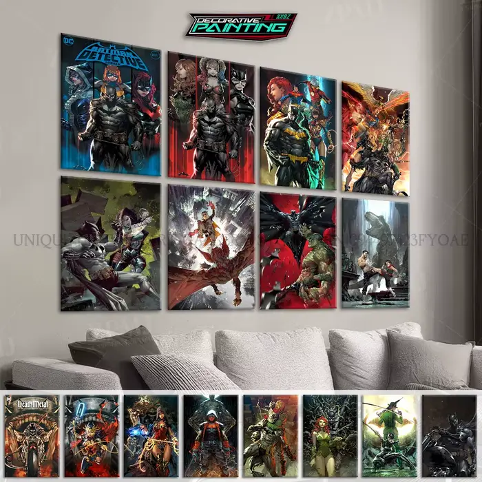 DC Comics Joker toile peinture Justice League film décor à la maison photo moderne imprimé affiche pour salon sans cadre mur Art