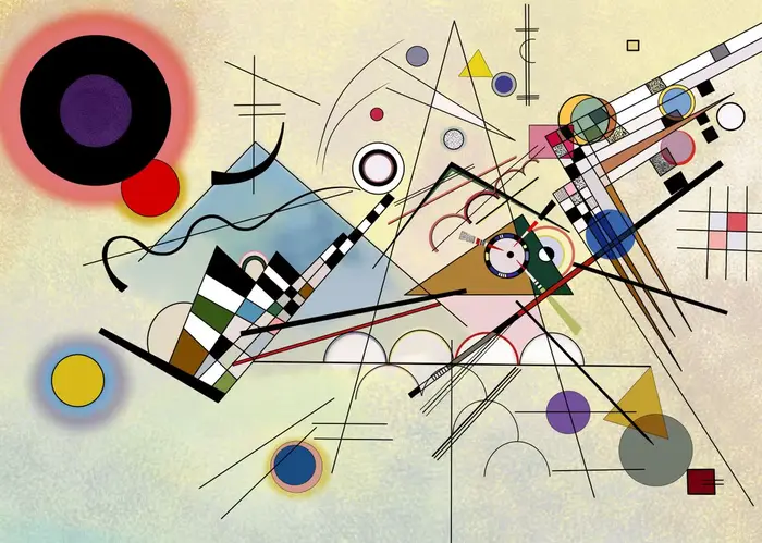 Wassily Kandinsky – peinture sur toile d'art abstrait, anneaux concentriques, affiches et imprimés d