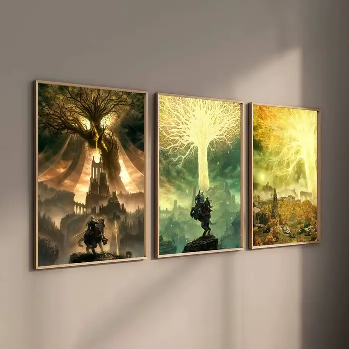 Affiche d'anneau de jeu e-oldens