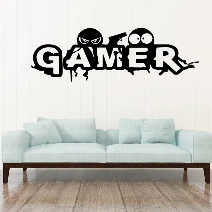 Autocollant Décoratif de Jeu de Dessin Animé
