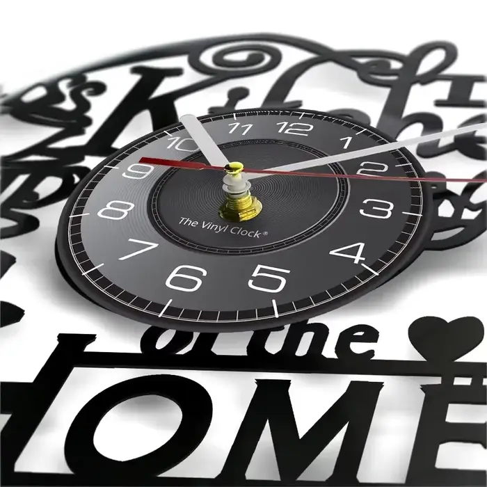Horloge murale en vinyle