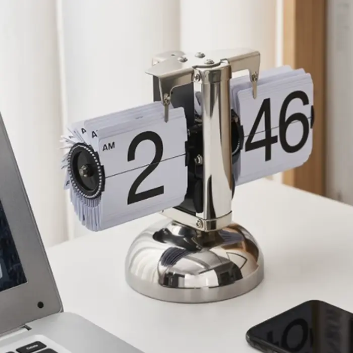 Horloge Numérique Rétro Minimaliste à Pied Unique