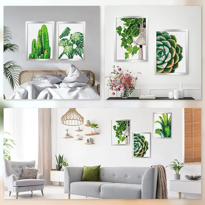 Cadre photo magnétique pour peinture diamant