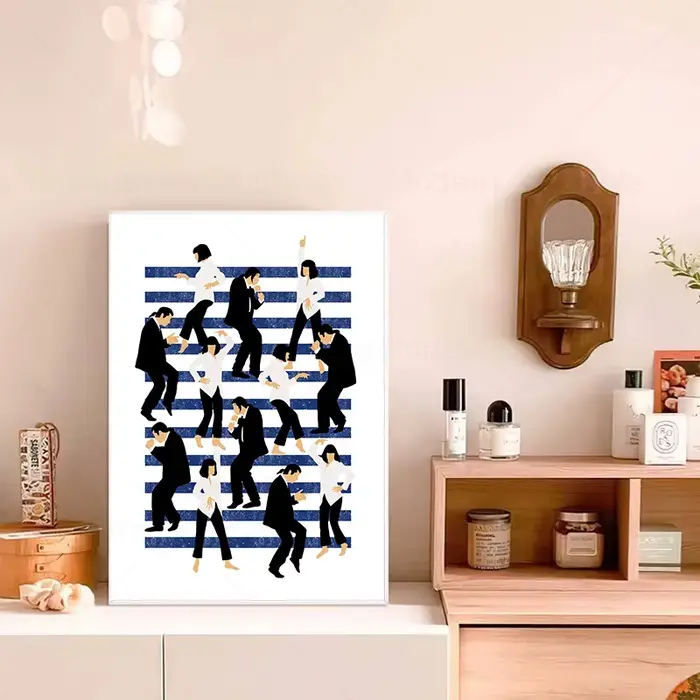 La La Land danse graisse film affiches imprime images murales drôle pulpe Fiction abstraite minimaliste Art toile peinture décor