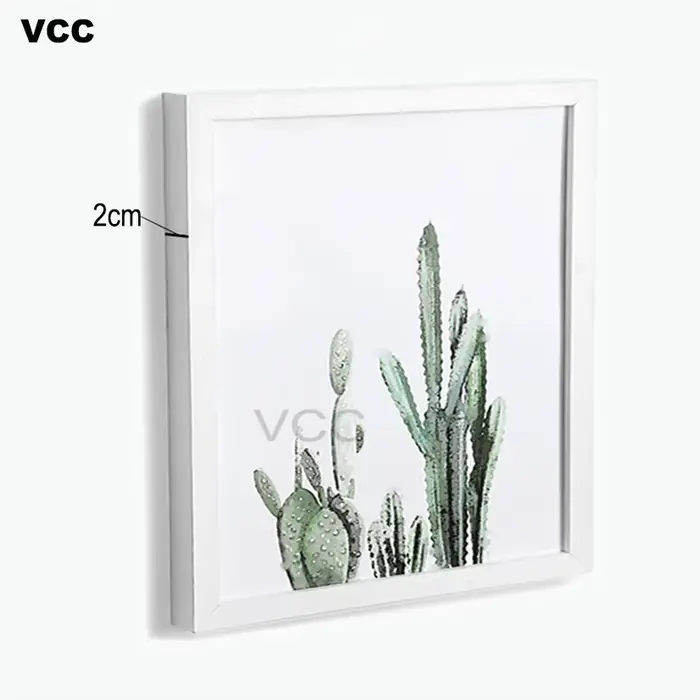 Nature cadre Photo carré en bois 30X30 35X35cm plexiglas inclure des cadres