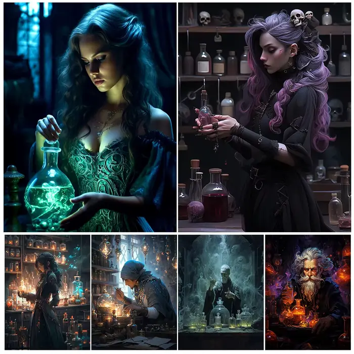 Potions sorcières et sorciers