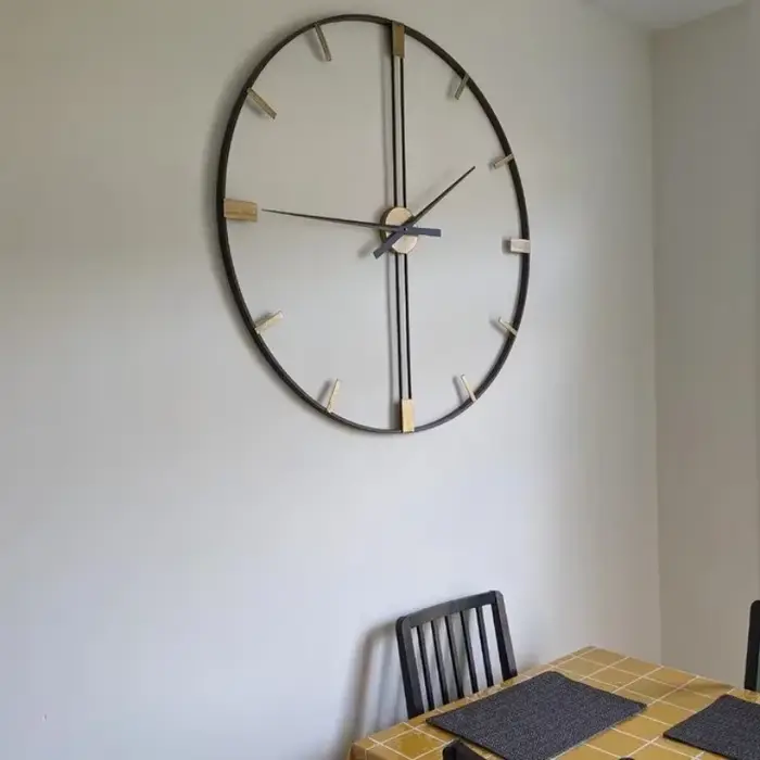 Grande horloge murale de 60 cm