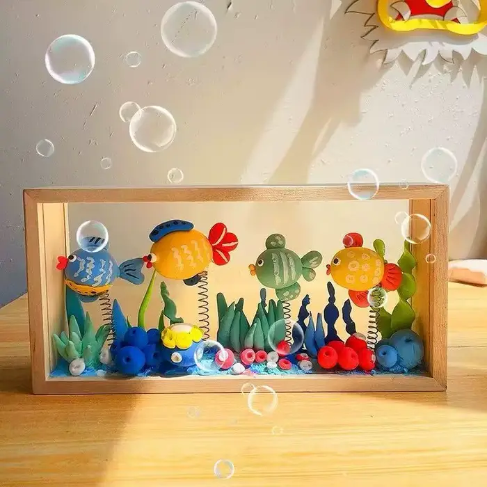 Aqumotic – cadre Photo vierge avec lumière LED