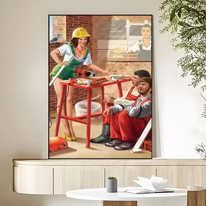 Affiche de fille Pin Up de la Seconde Guerre mondiale