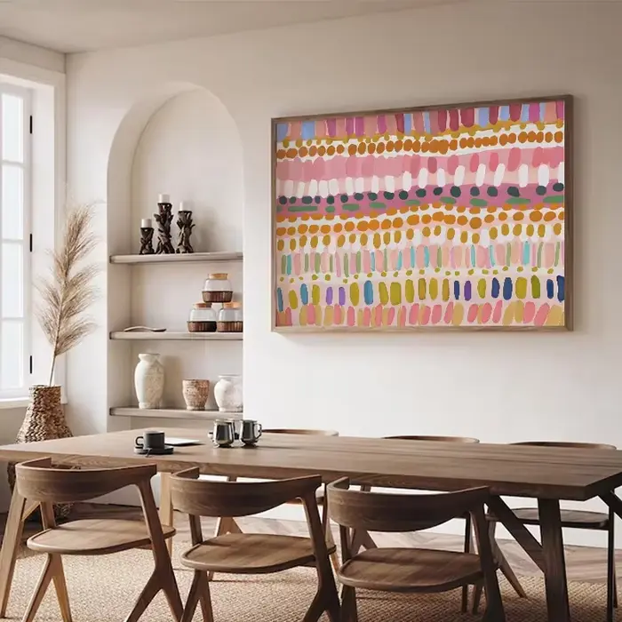 Affiche d'art esthétique Pastel coloré