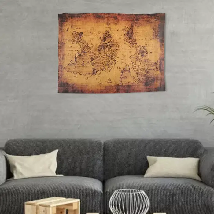 Grande affiche en papier rétro de Style Vintage Globe carte du vieux monde cadeaux 71x51cm livraison directe