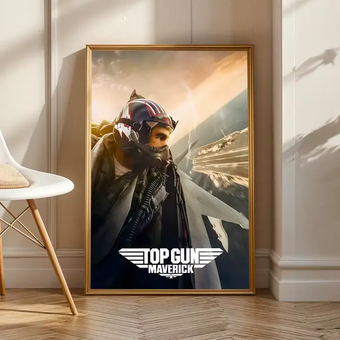 Affiche personnalisée Epic T-Top Gun MaverickS, affiche en PP personnalisée, autocollant mural épais