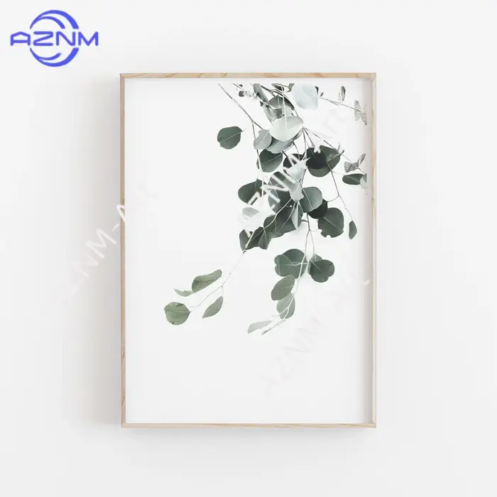 1PC/6PCS Affiche Botanique Nordique Minimaliste sur Toile